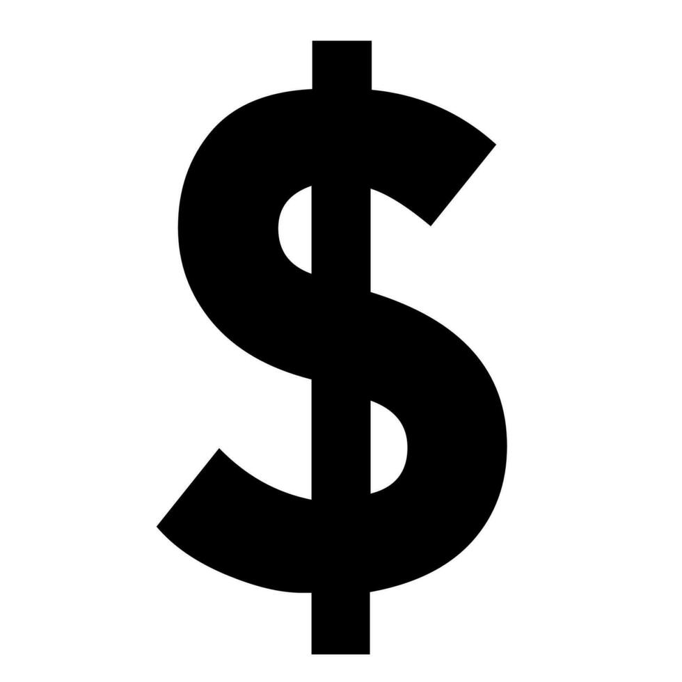 Dollar sign icon. Element of money symbol icon. Premium quality graphic design icon. Outline symbols collection icon for websites, web design, mobile app. Vector illustration