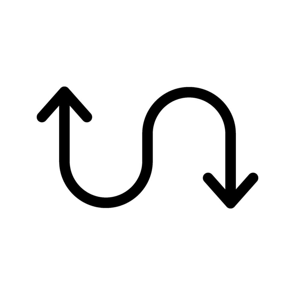 Zig Zag Icon Vector Symbol Design Illustration
