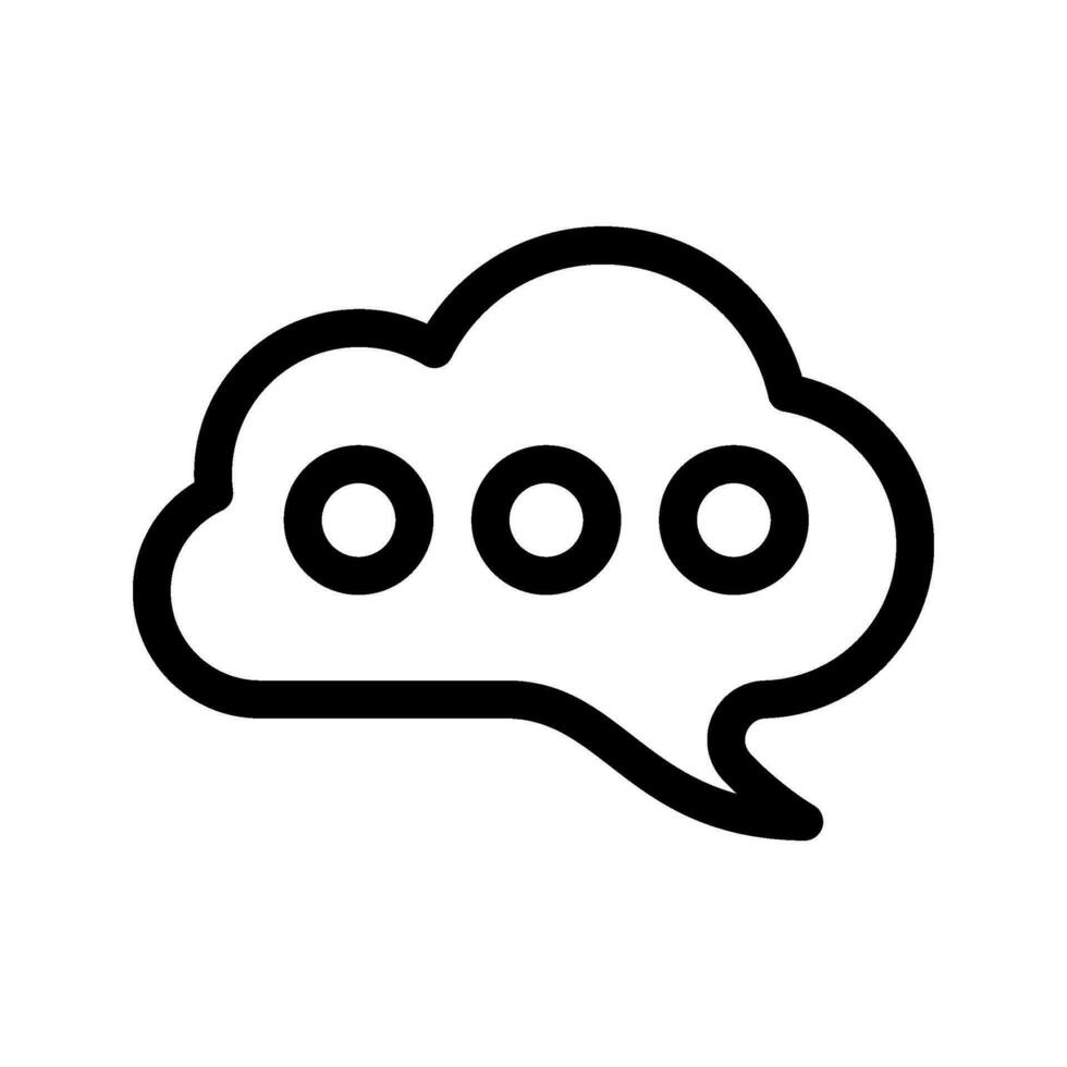 habla burbuja icono vector símbolo diseño ilustración