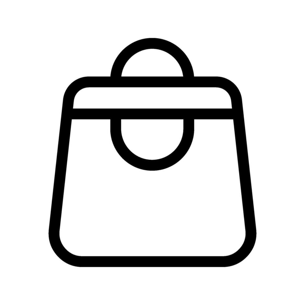 Shopping Bag Icon Vector Symbol Design Illustration
