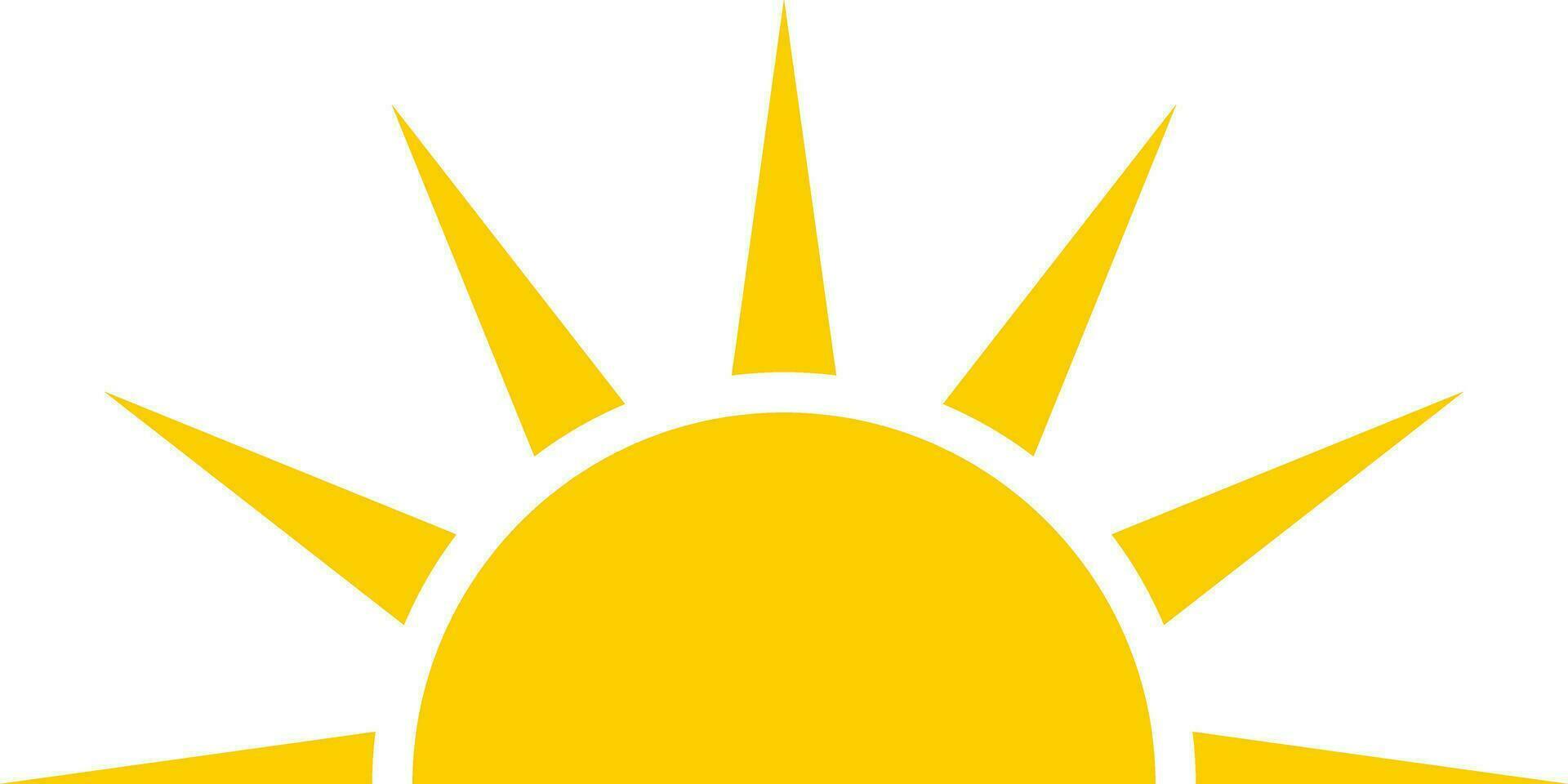 Brillo Solar icono . Brillo Solar logo. vector ilustración