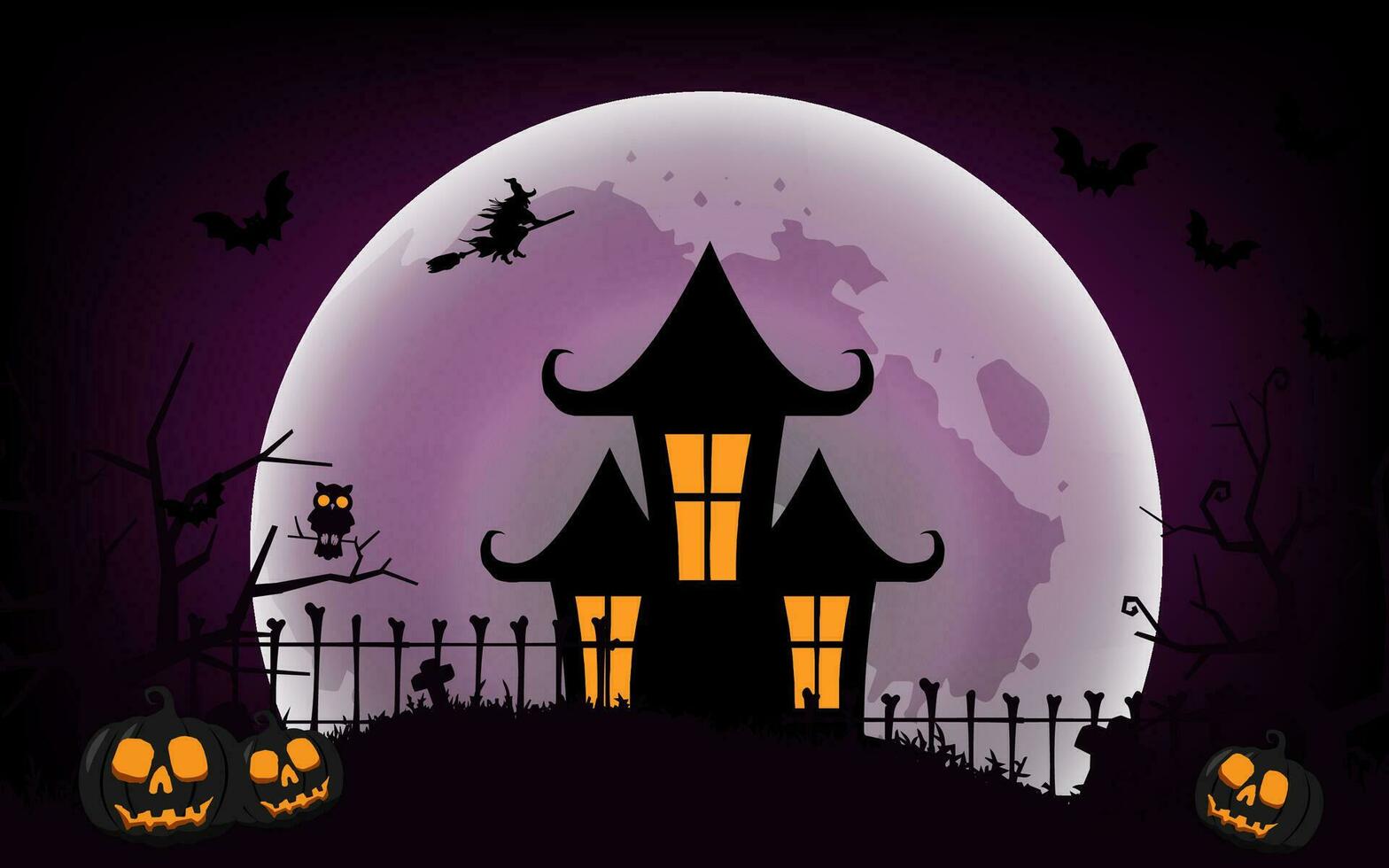 Mesh dark background for halloween celebration vector