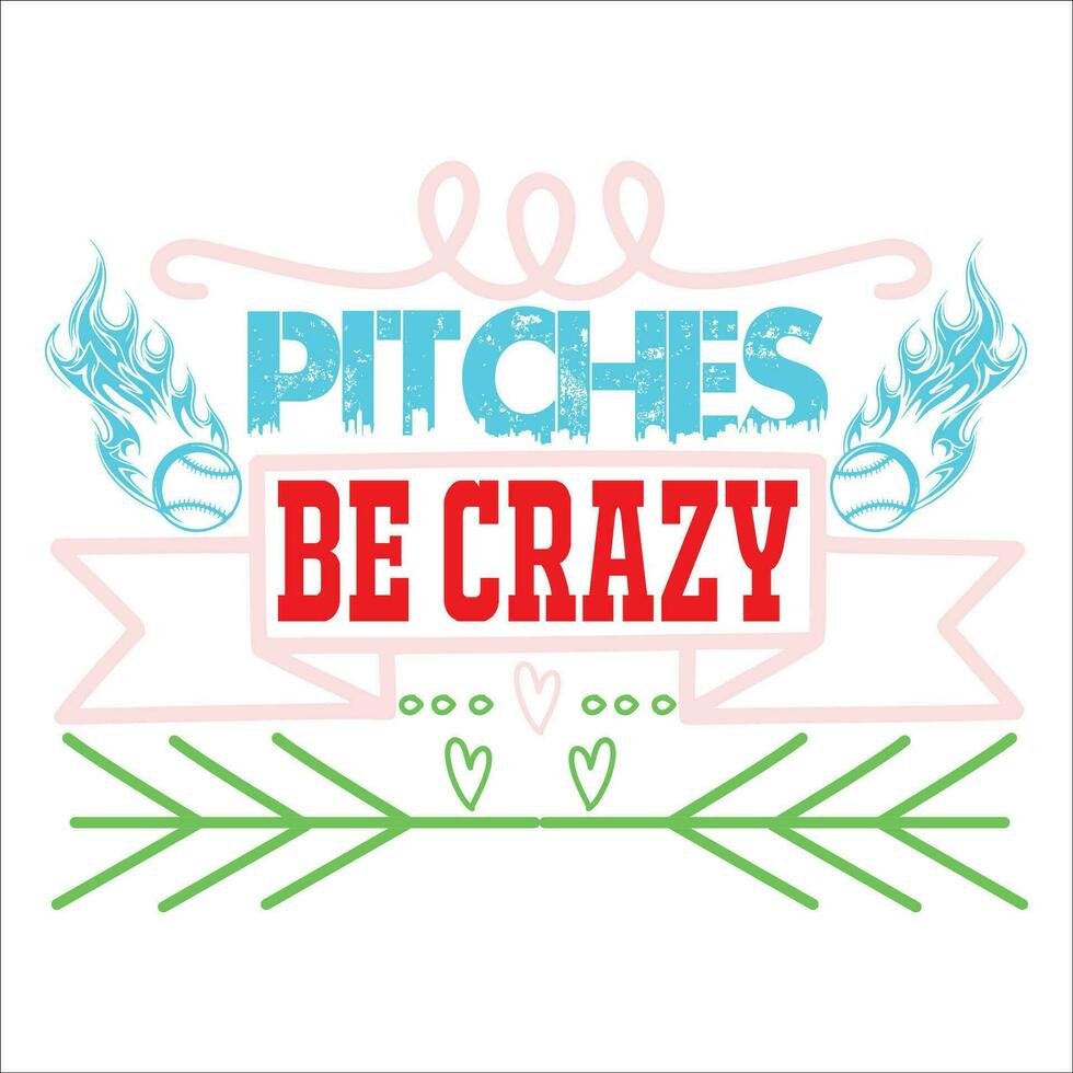 Stylish , fashionable  and awesome Baseball  typography art and illustrator vector