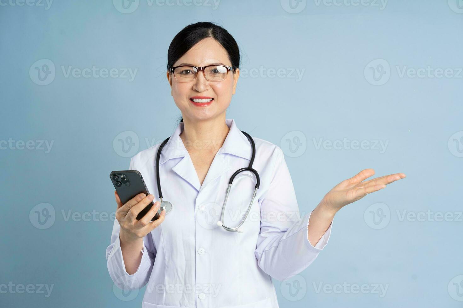portrait of a female doctor photo