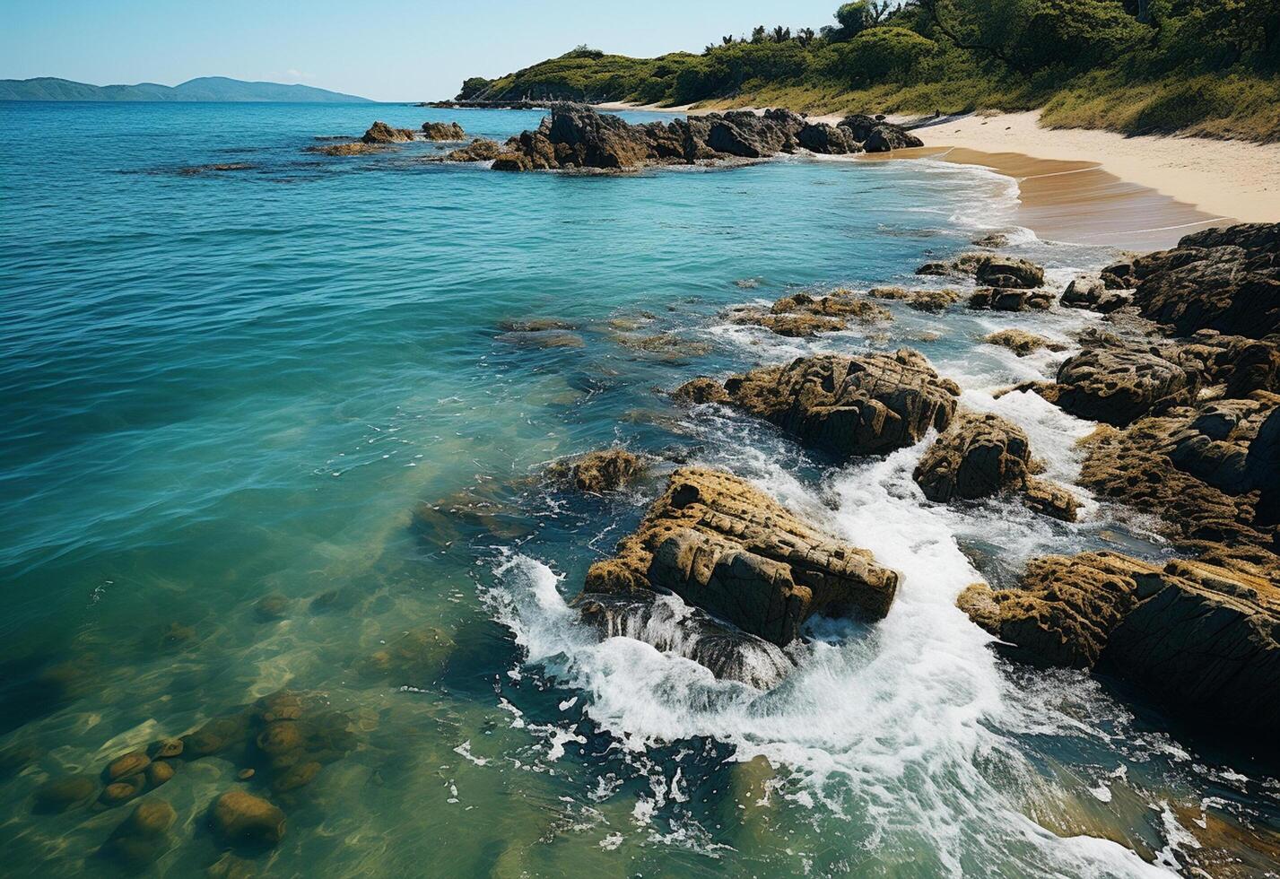 sea side shots taken from drone realistic image, ultra hd, high design very detailed photo