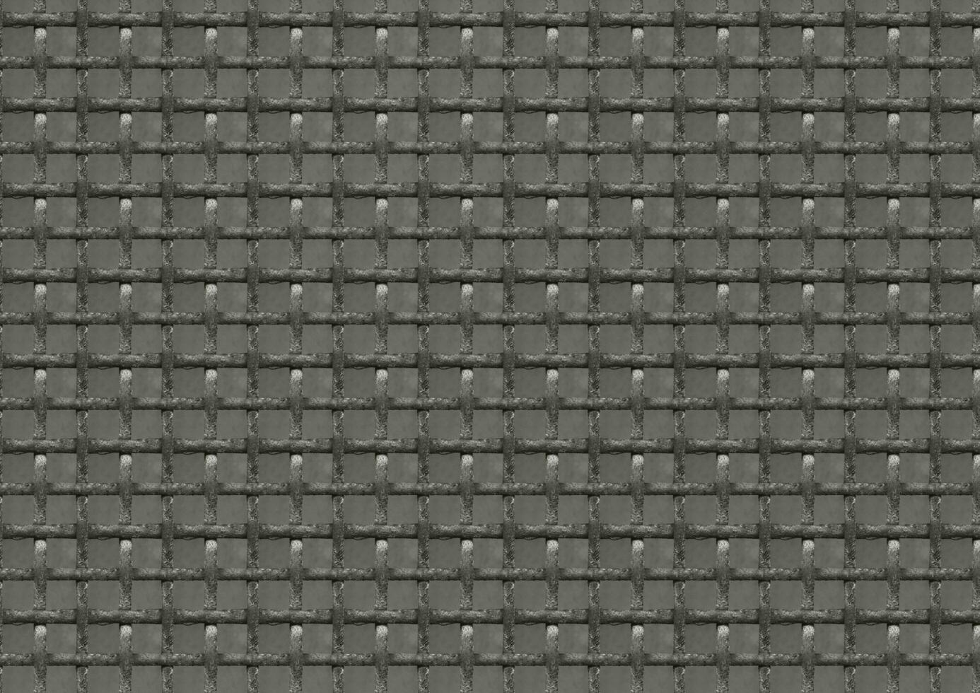 metallic chain link fence pattern on gray background photo