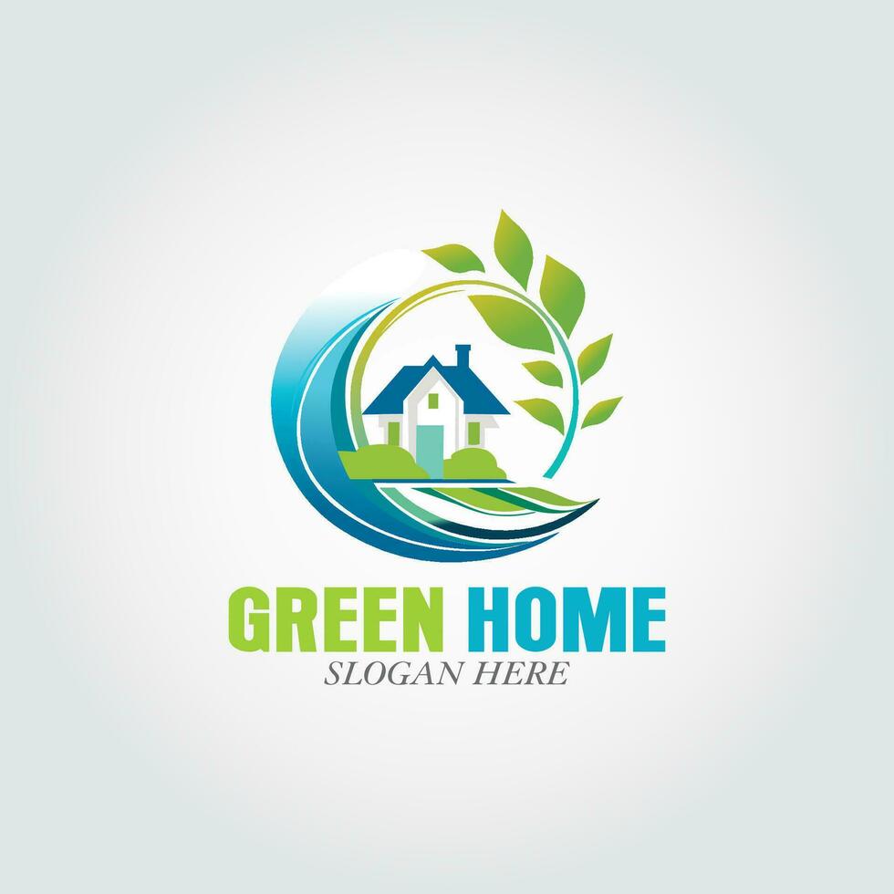 Real estate creative logo design. vector