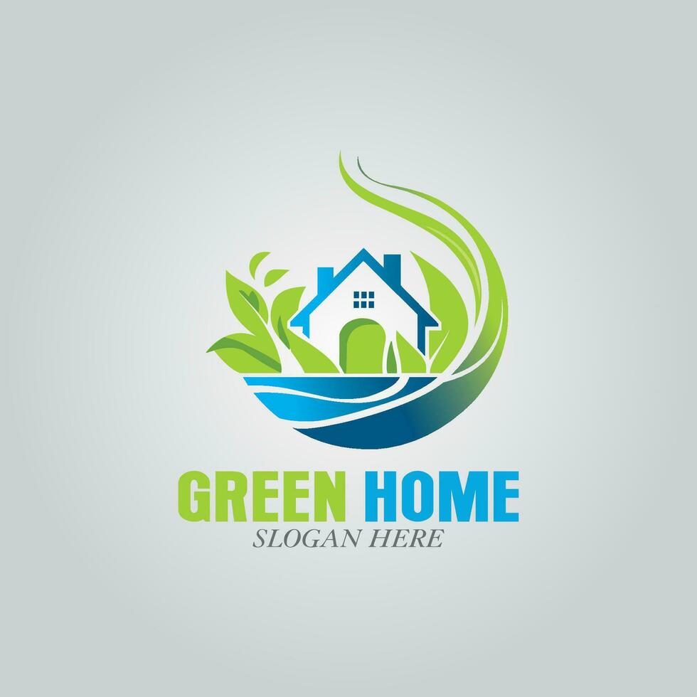 Real estate creative logo design. vector