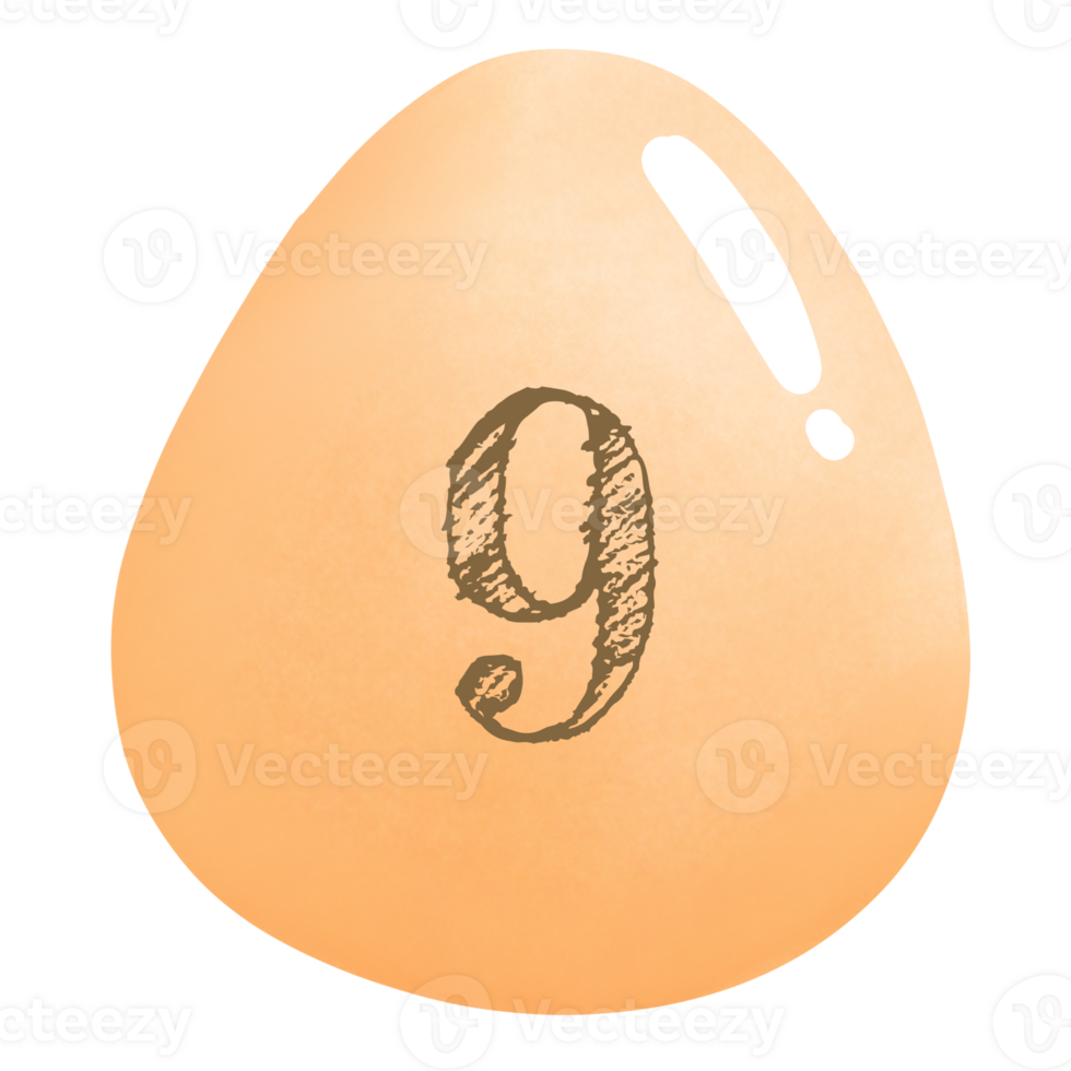 Numeric Egg 9 png