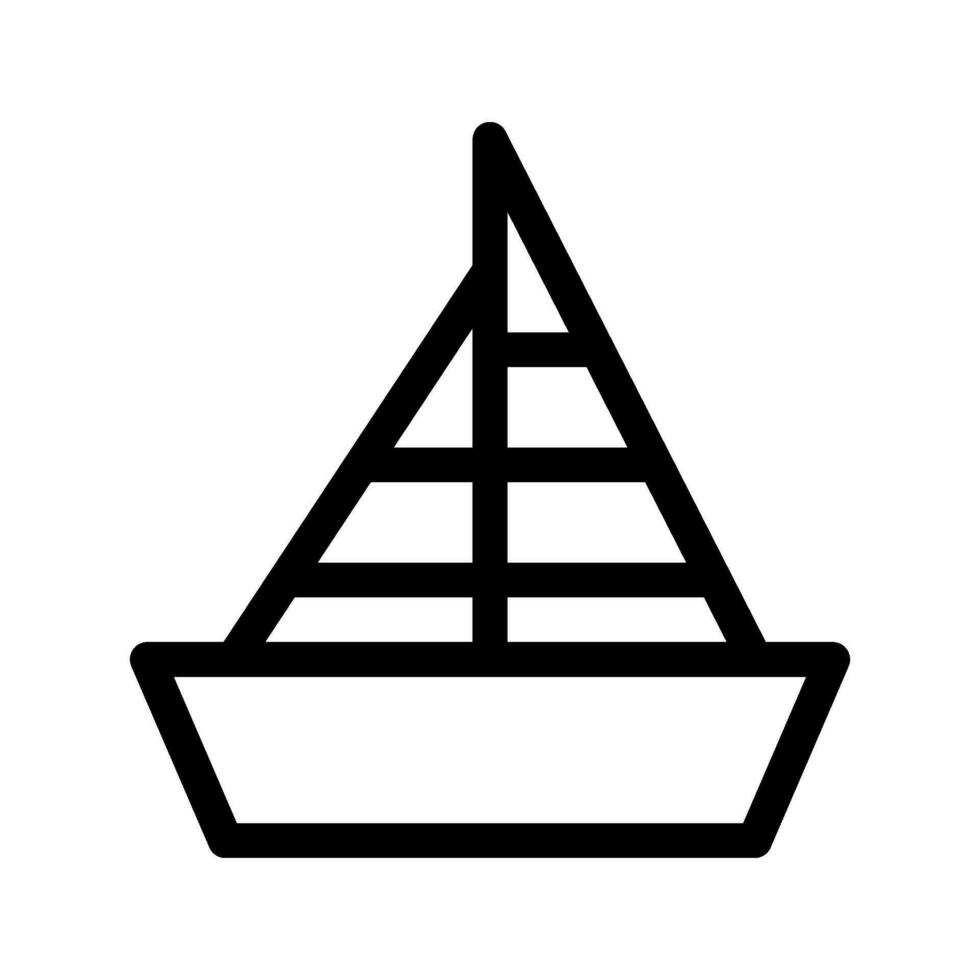 Yacht Icon Vector Symbol Design Illustration