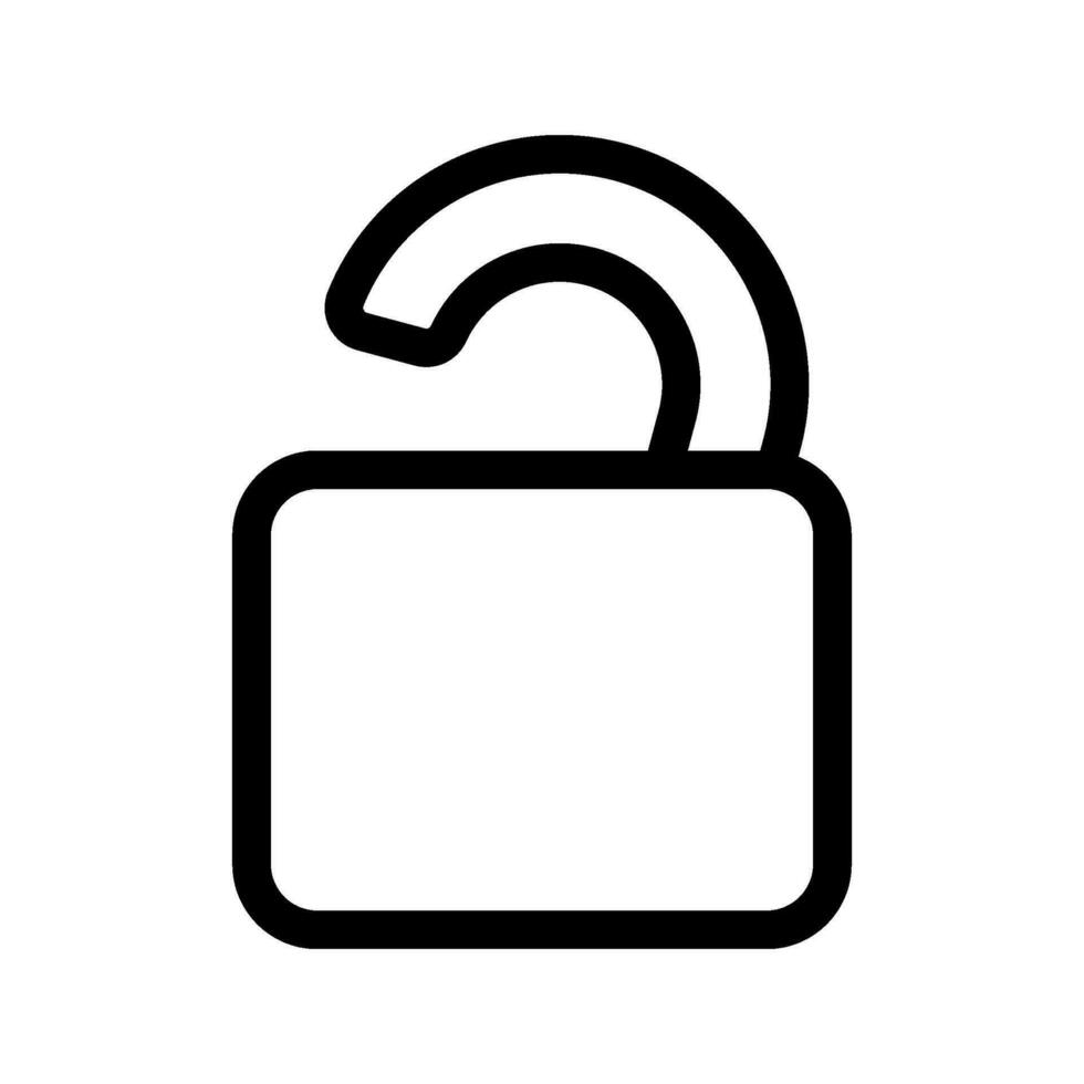Lock Screen Icon Vector Symbol Design Illustration