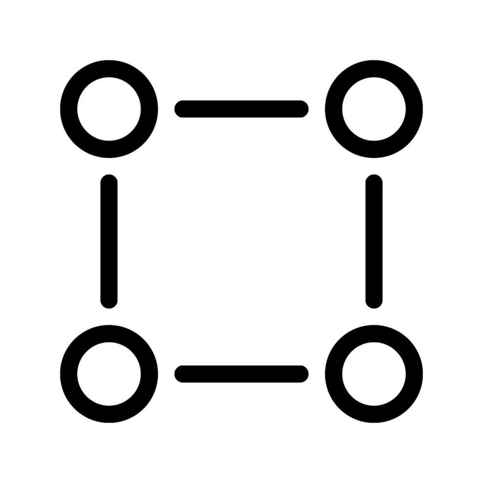 Bounding Icon Vector Symbol Design Illustration