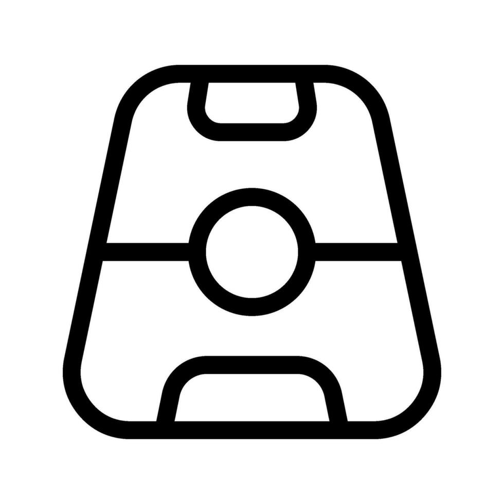 Football Field Icon Vector Symbol Design Illustration