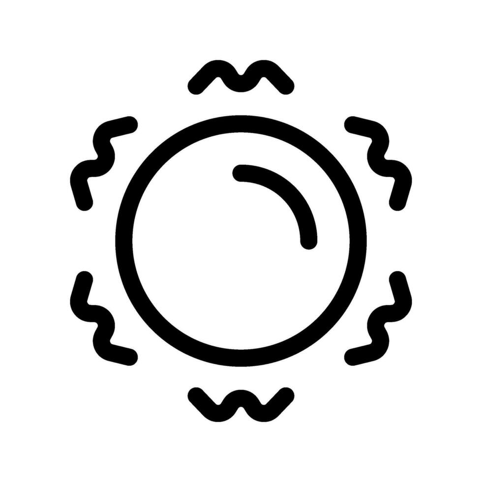 Sun Icon Vector Symbol Design Illustration