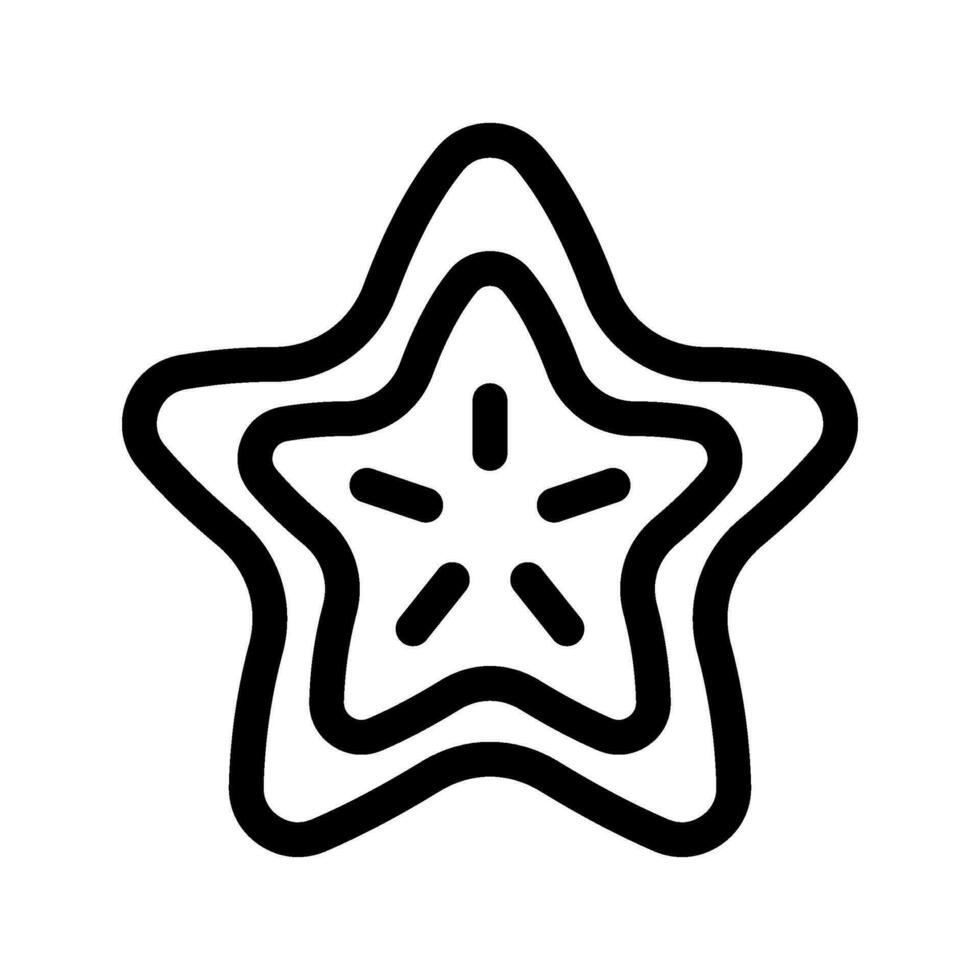 estrella de mar icono vector símbolo diseño ilustración