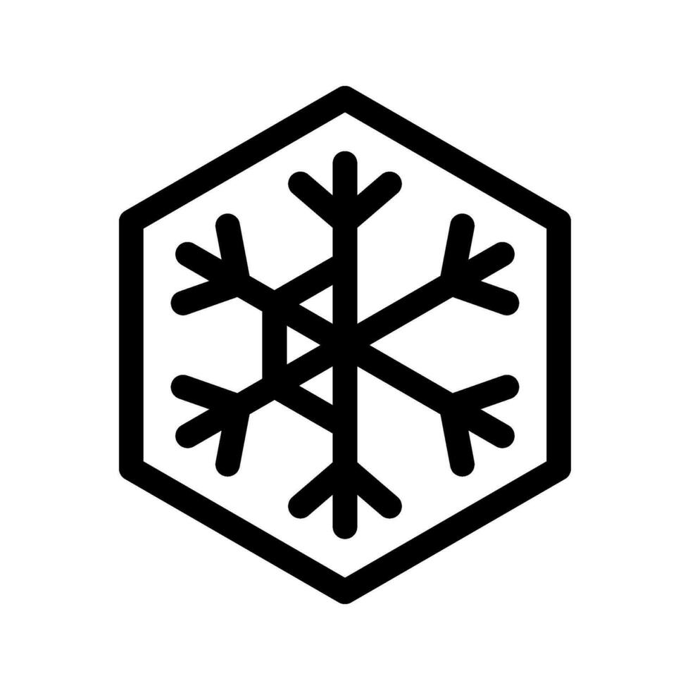 copo de nieve icono vector símbolo diseño ilustración