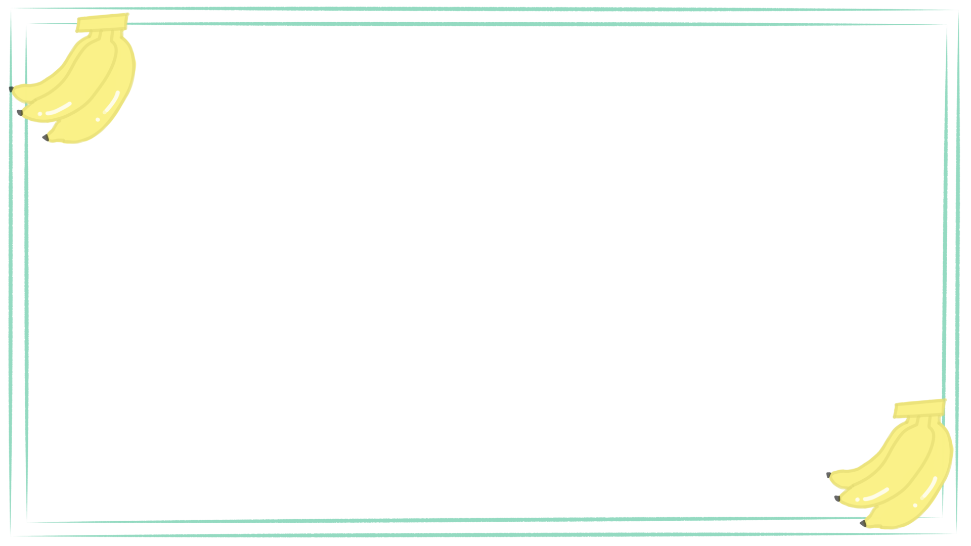 frame with banana 29336758 PNG