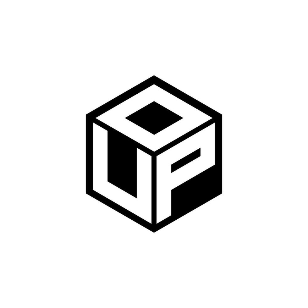 UPO Letter Logo Design, Inspiration for a Unique Identity. Modern Elegance and Creative Design. Watermark Your Success with the Striking this Logo. vector