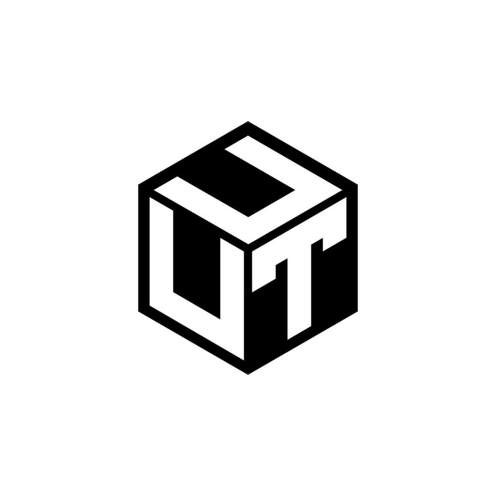 UTU Letter Logo Design, Inspiration for a Unique Identity. Modern Elegance and Creative Design. Watermark Your Success with the Striking this Logo. vector