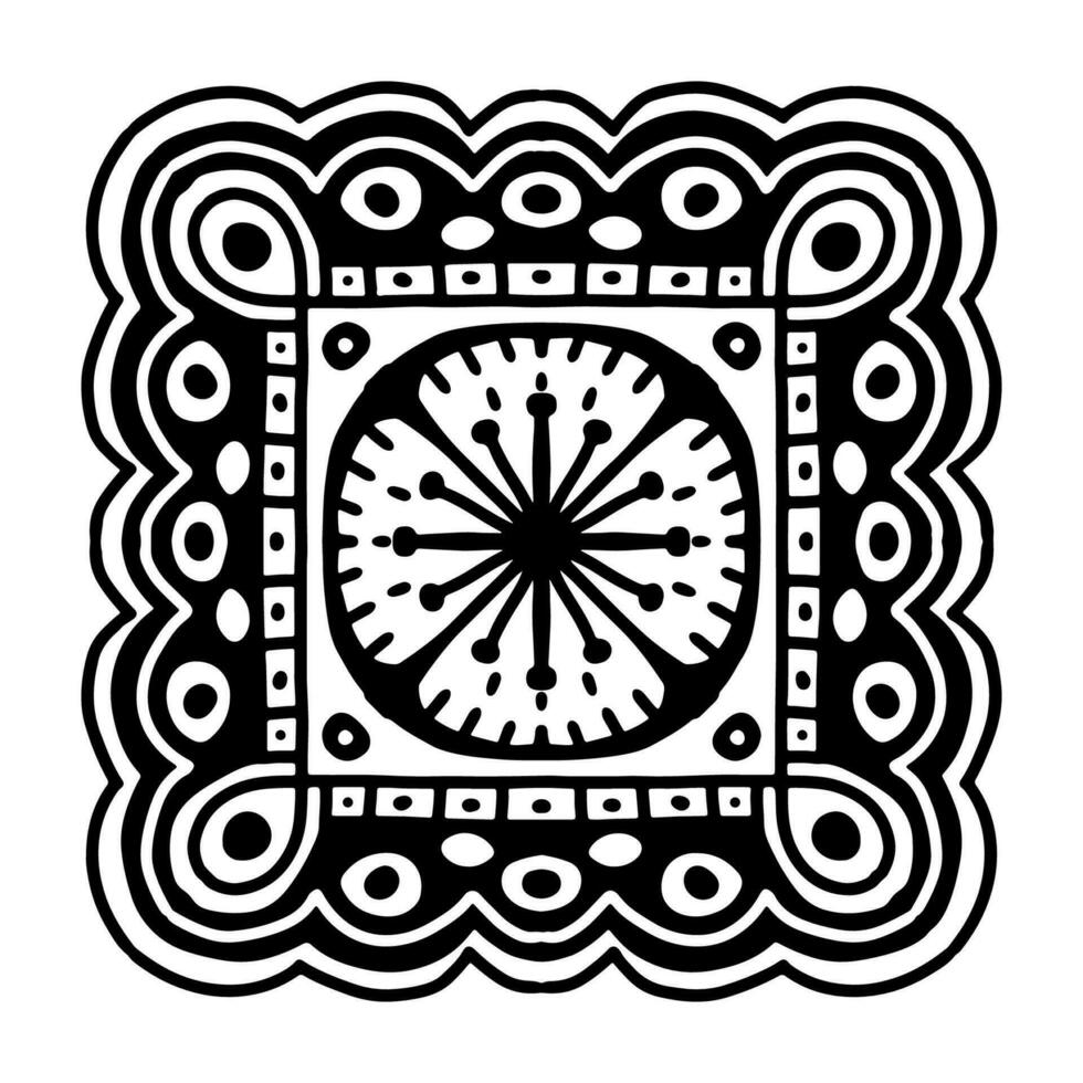 Decoratif Pattern, antique cheramic motif vector
