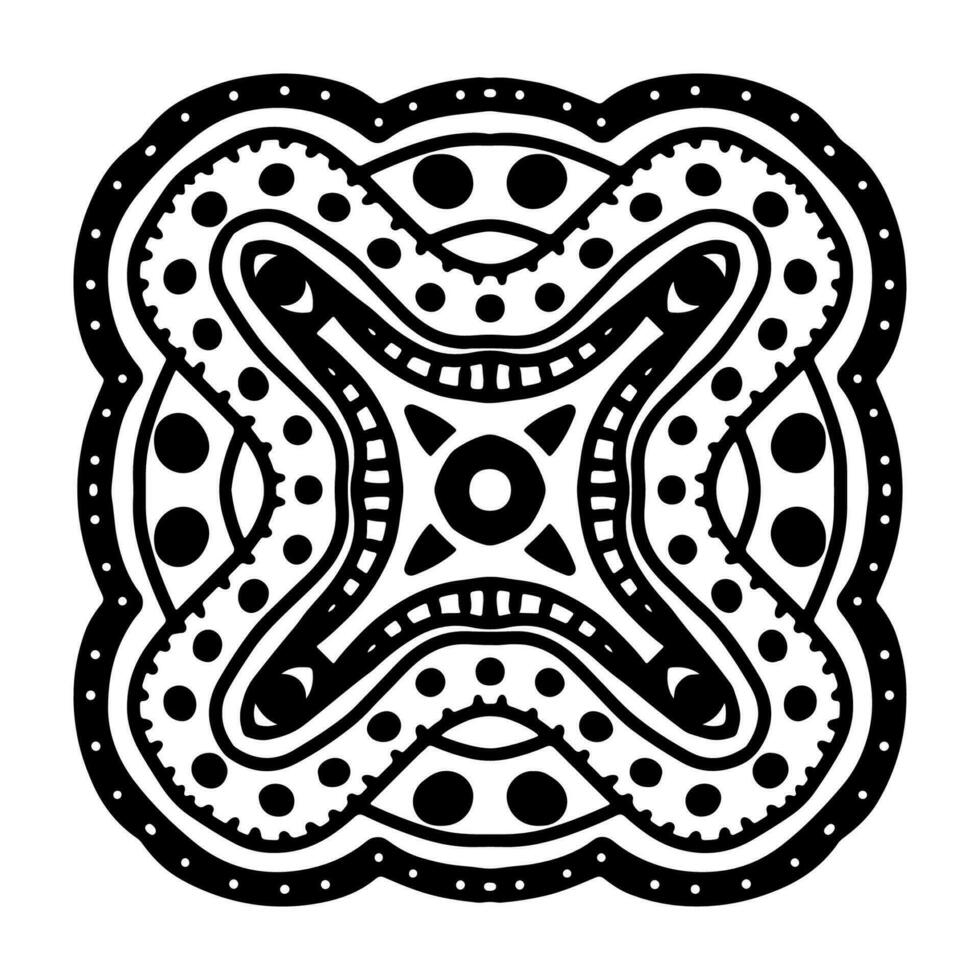 Decoratif Pattern, antique cheramic motif vector