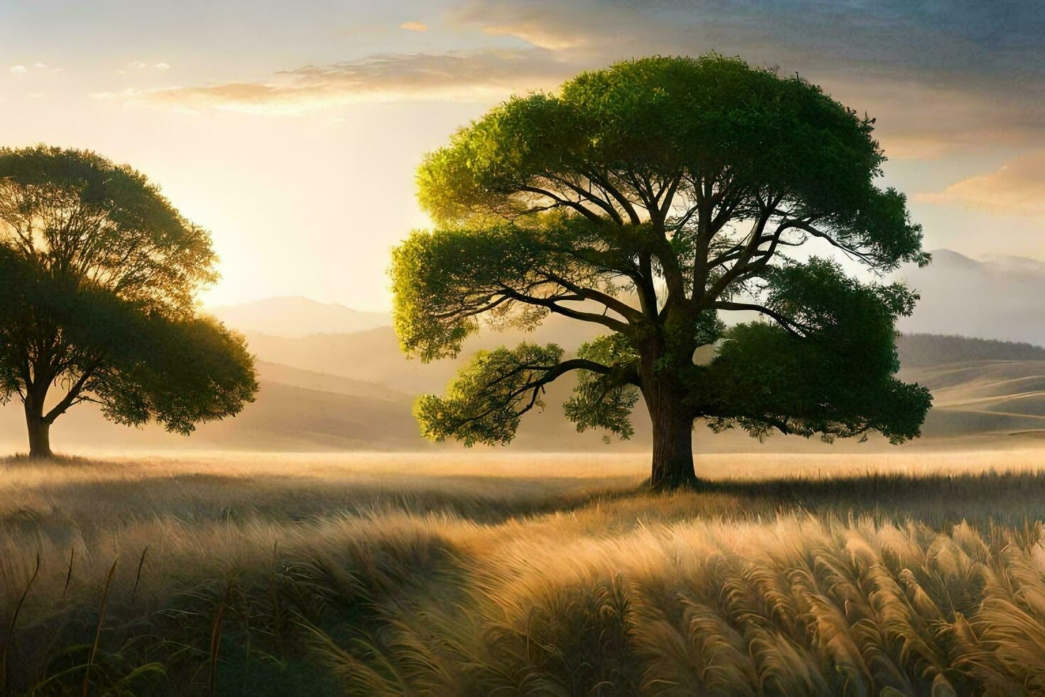 A beautiful tree ai generative photo