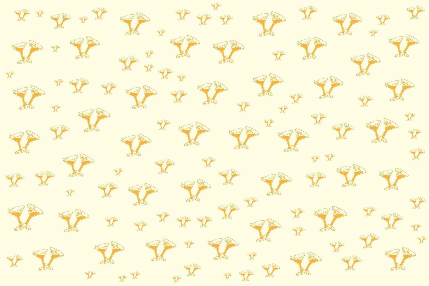a pattern with drinking glass vector