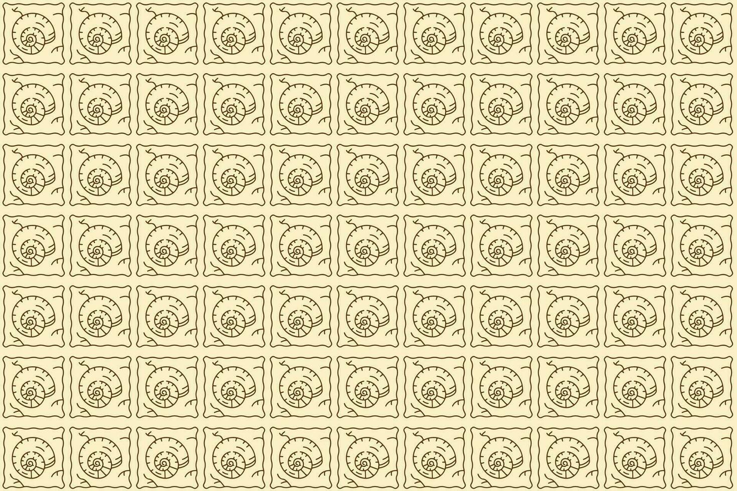 pattern with snail vector