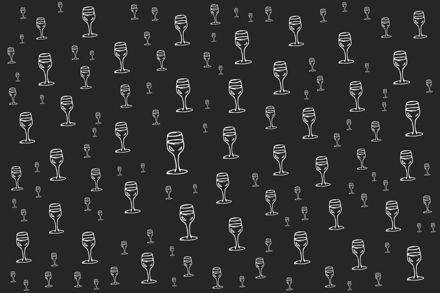 a black and white pattern with glass vector