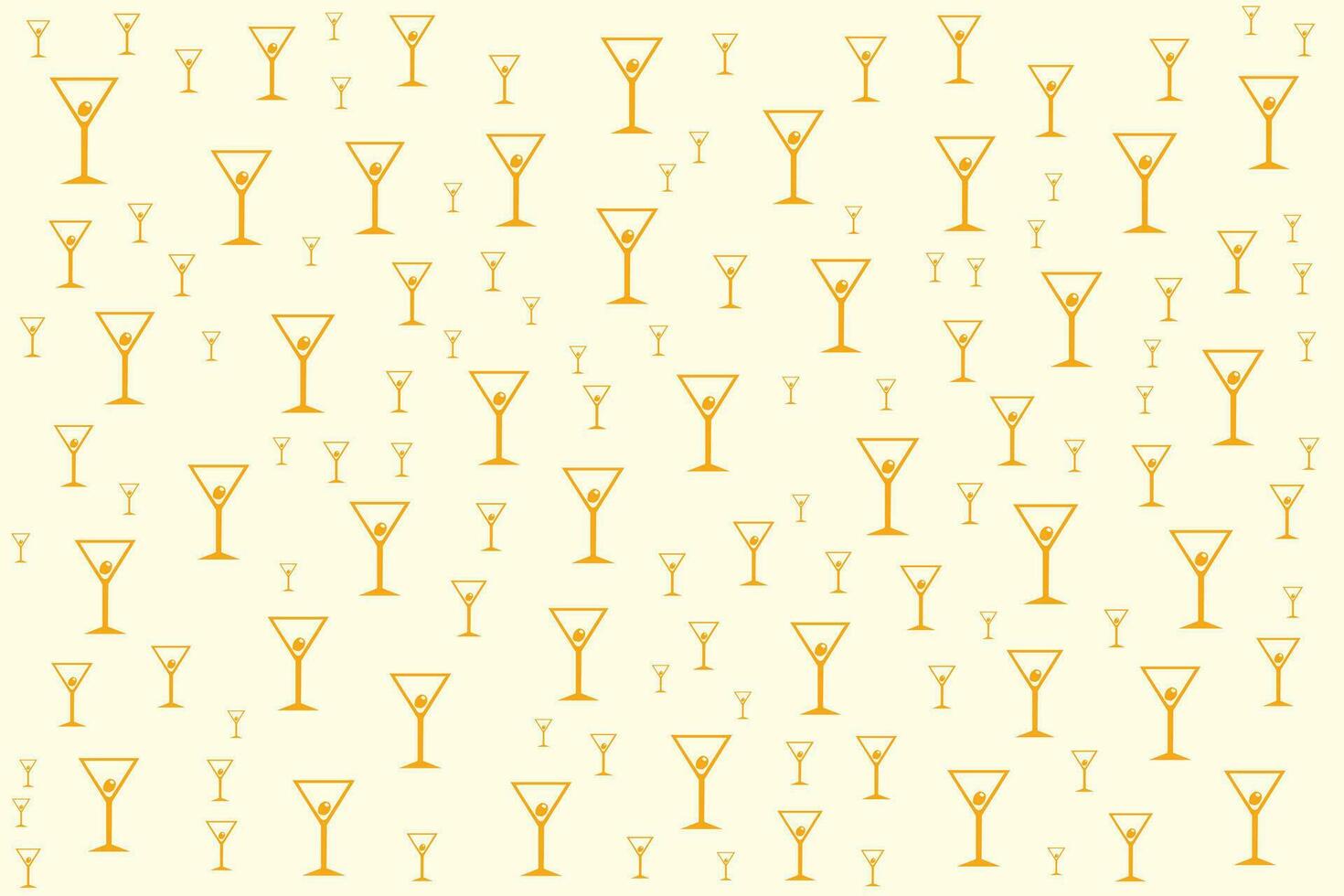 a pattern with drinking glass vector