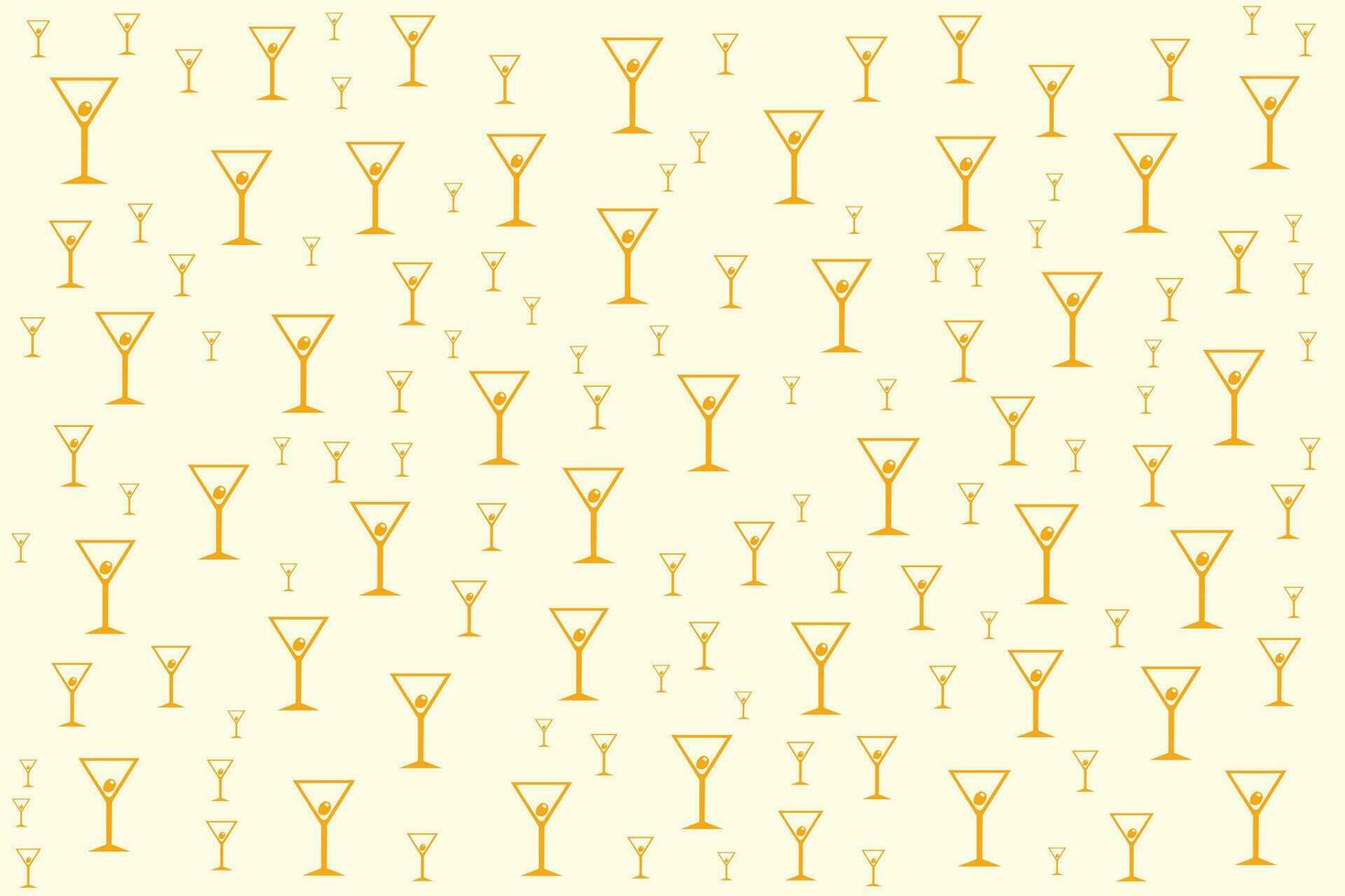 a pattern with drinking glass vector