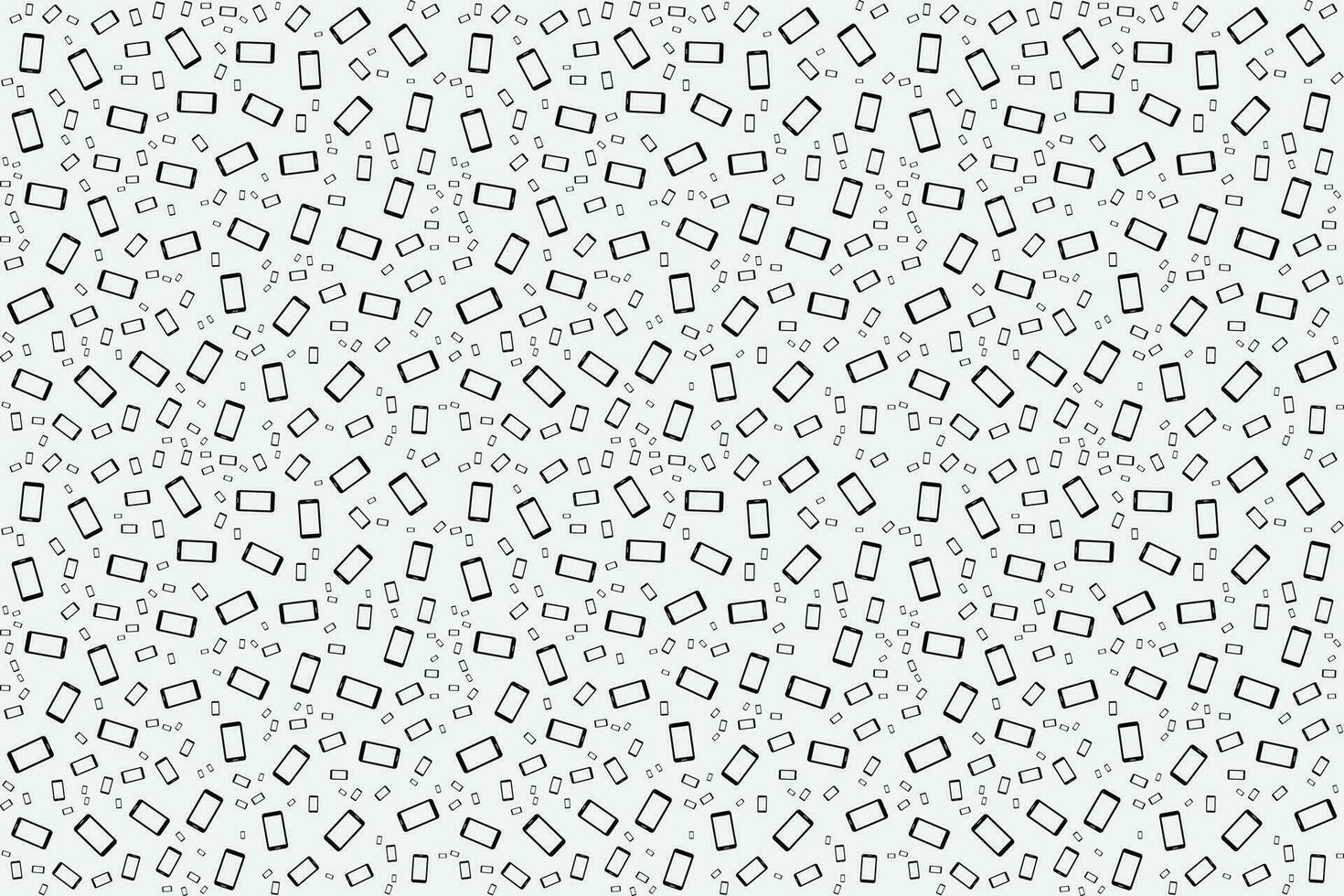 mobile phone pattern design vector