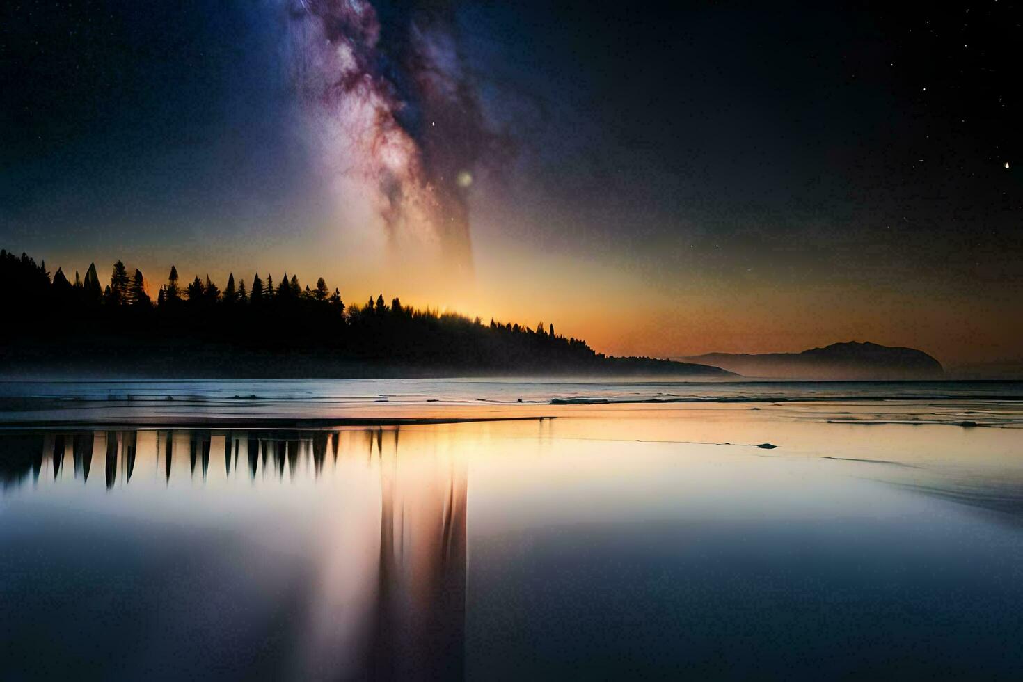 Night View Ai Generative photo