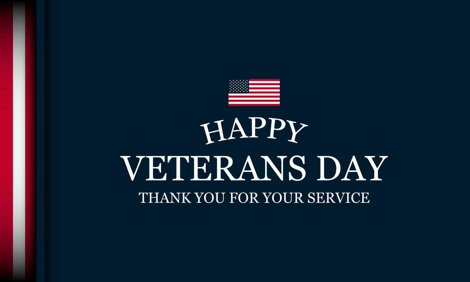 Veterans Day Background Design. vector