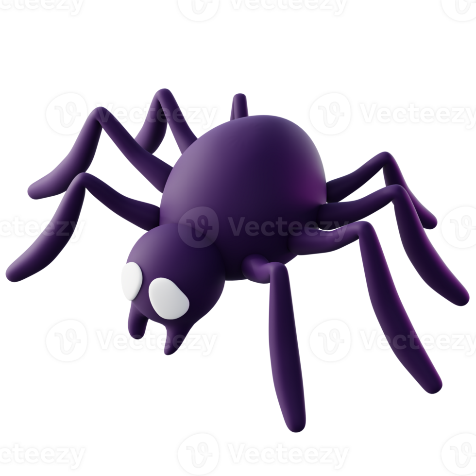 3d Spider icon png