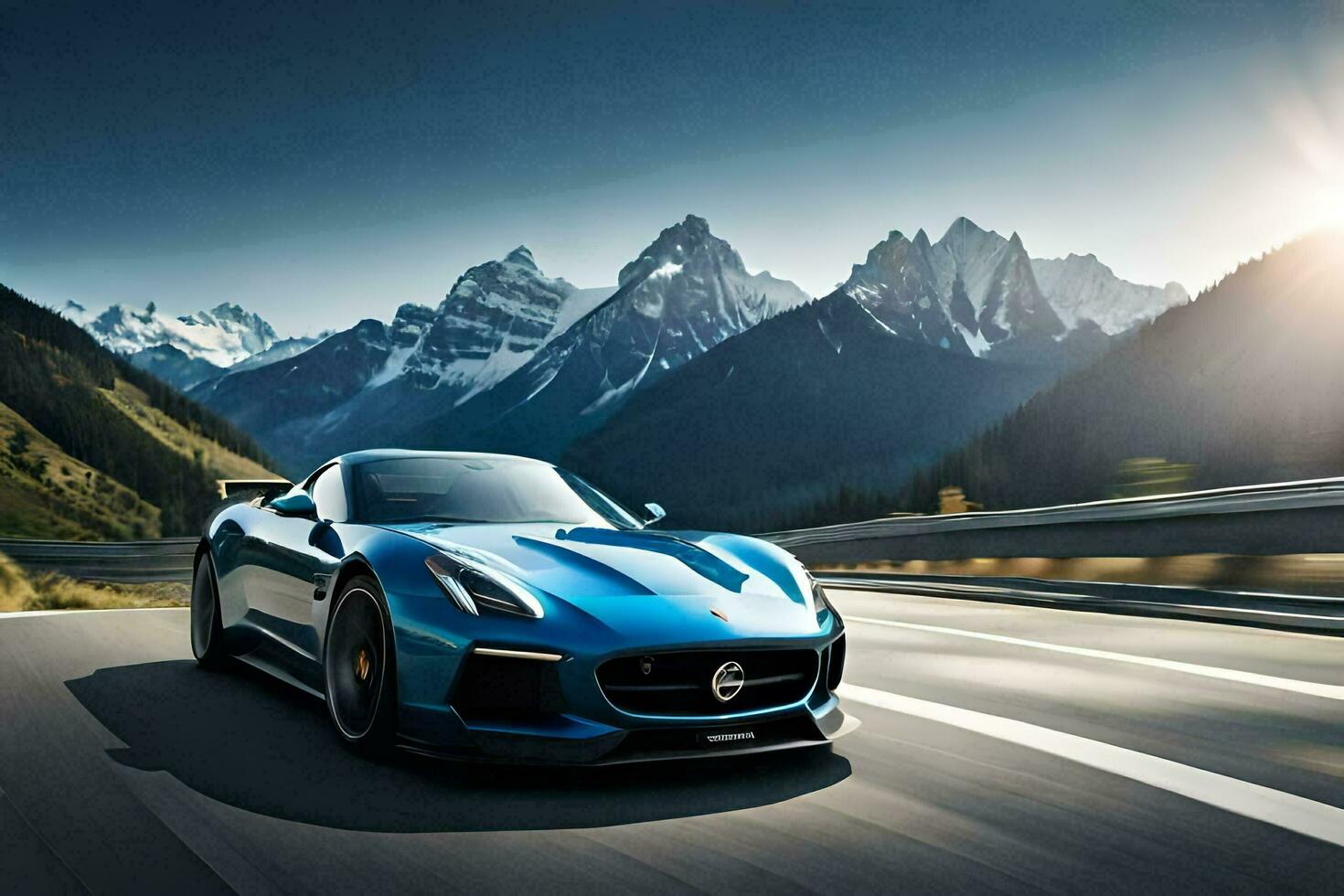 Sport Car Ai Generative photo