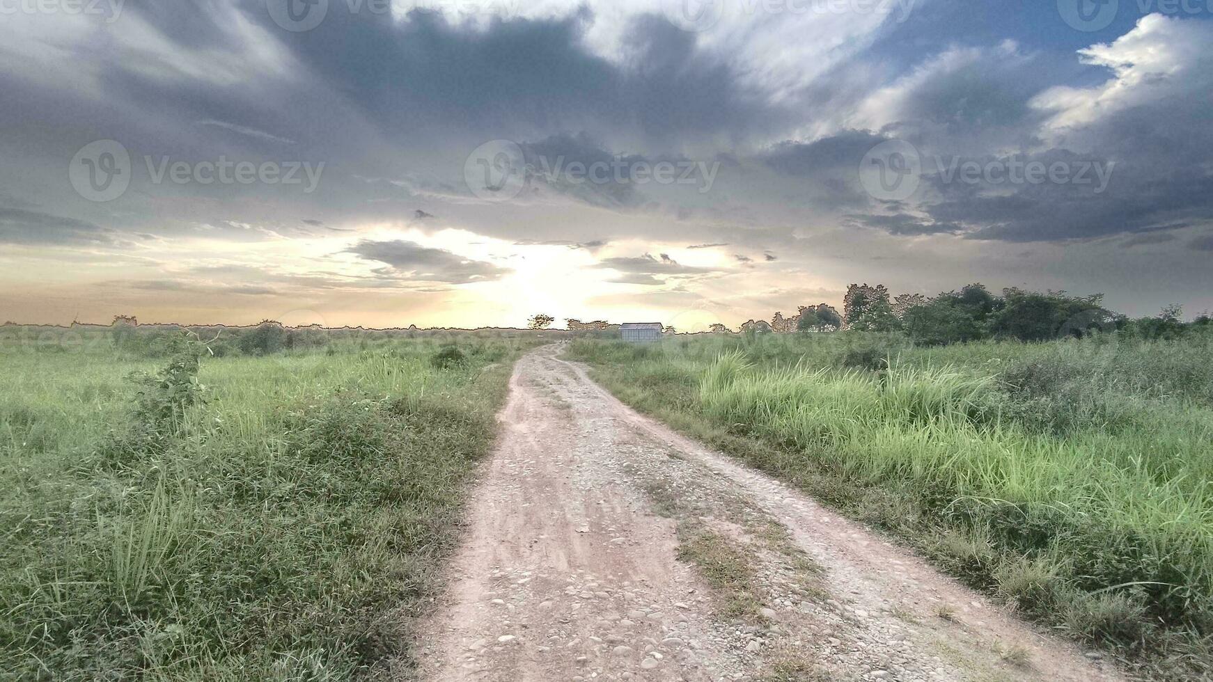 foto hermosa crepúsculo cielo