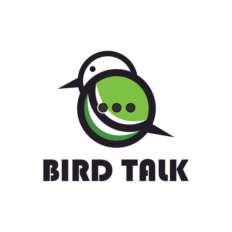 plantilla de vector de diseño de logotipo de pájaro