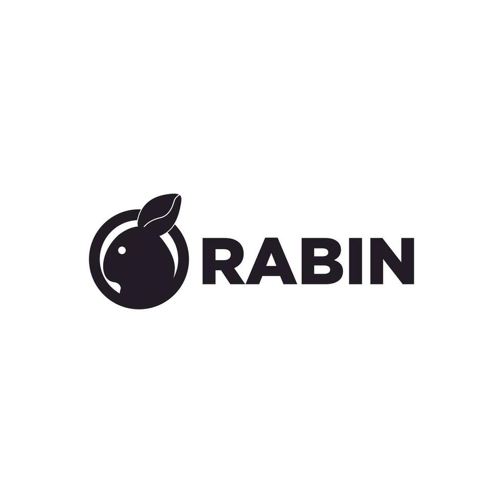 Rabbit logo template vector icon symbol illustration