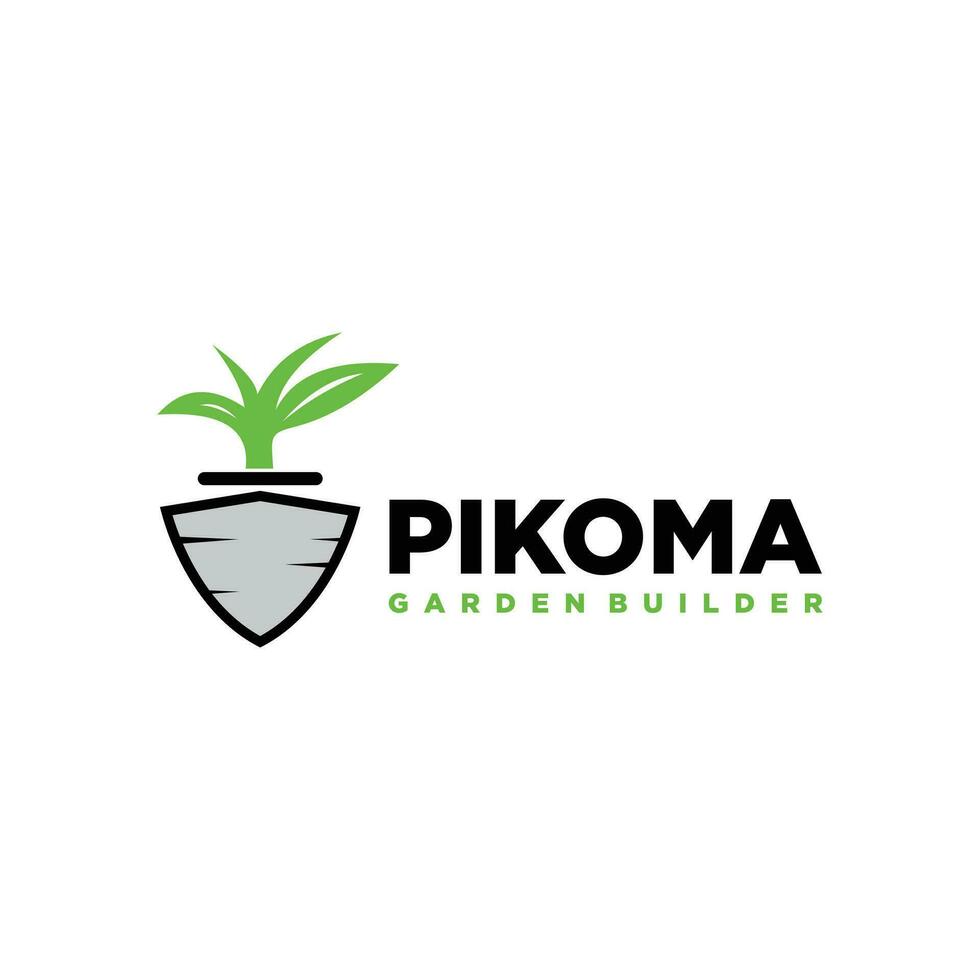 Gardener logo design inspiration vector, Lawn care, farmer, lawn service logotype, icon vector