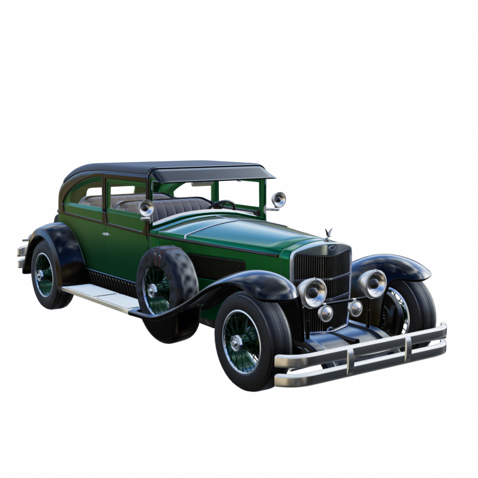 vintage car isolated png