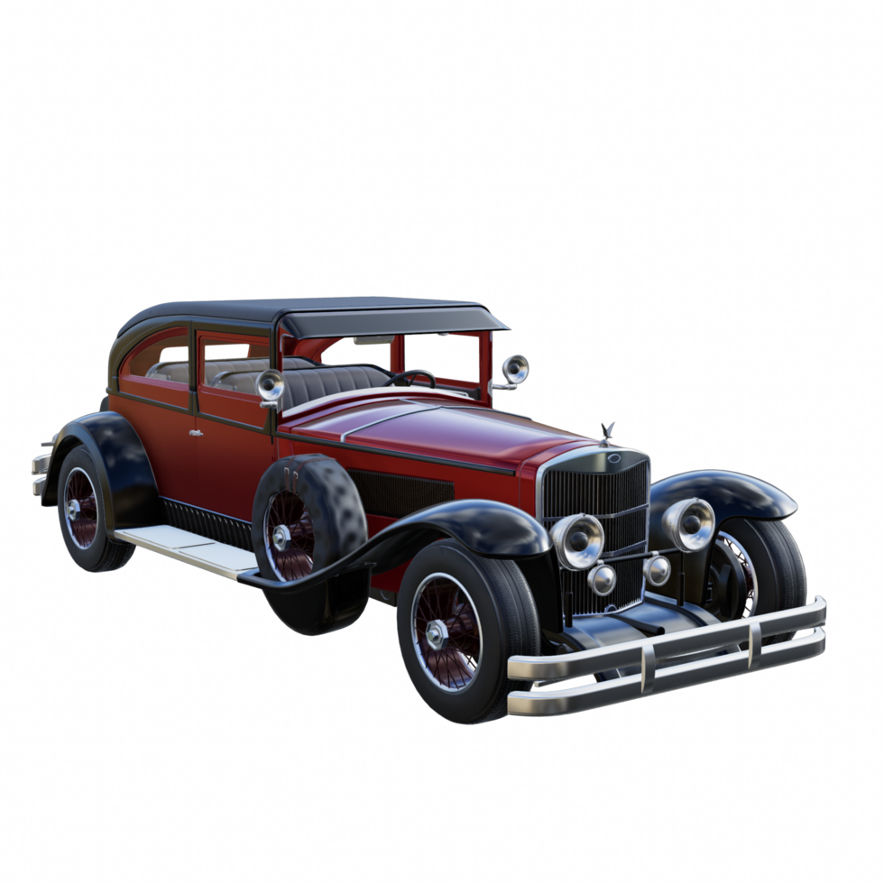 vintage car isolated png