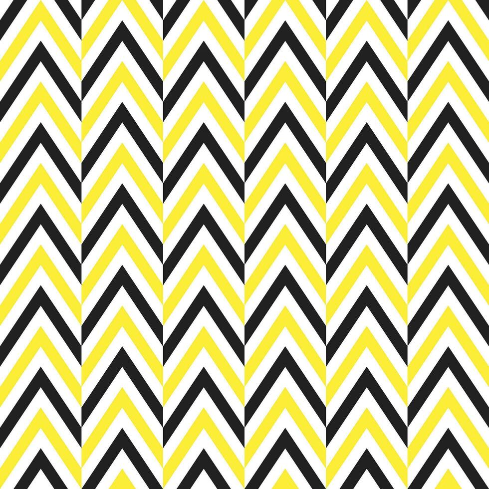 Yellow and black herringbone pattern. Herringbone vector pattern. Geometric pattern for clothing, wrapping paper, backdrop, background, gift card.