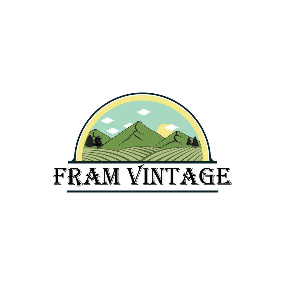 Farm House vector logo