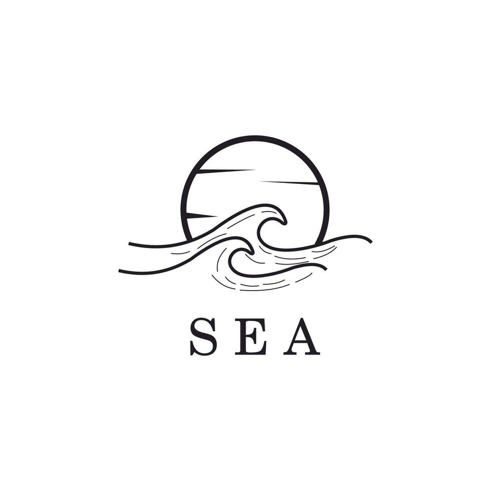 ship vector logo graphic abstract modern
