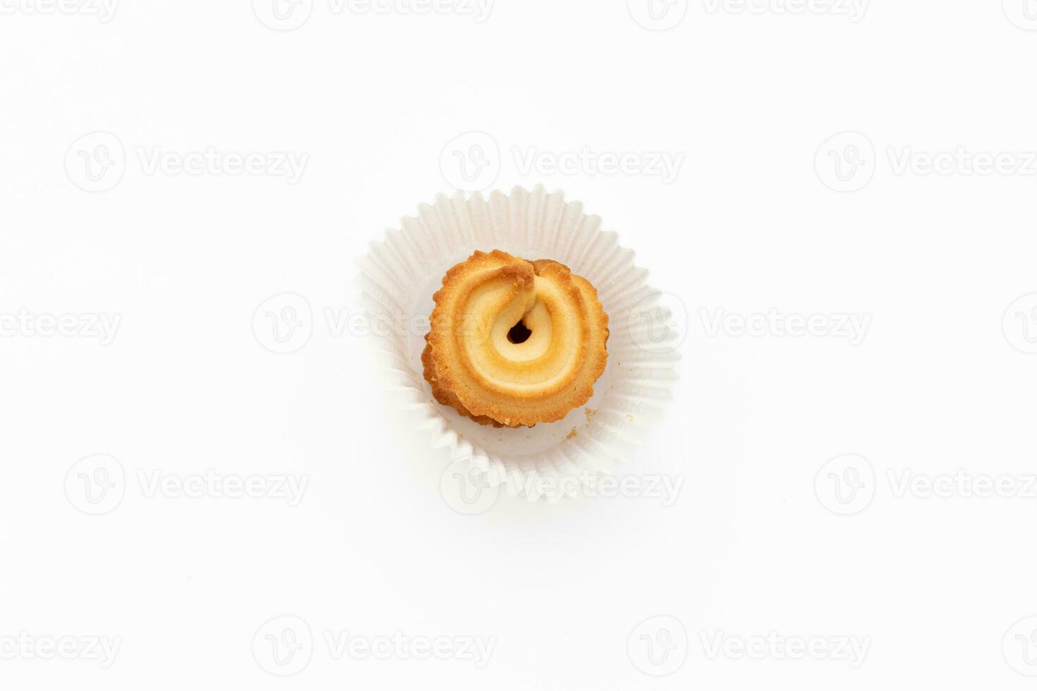 Cookies in its package isolated on white background, after some edits. photo