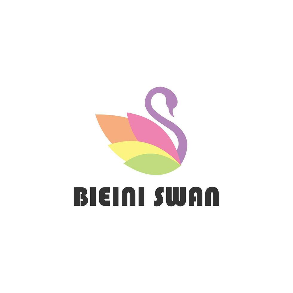 New Luxury Stylish Spreading Wings Swan Logo Design Vector Logotype Sign Illustration 29339234 