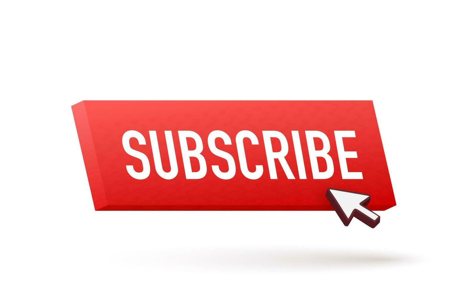 Subscribe button for marketing design. Live streaming button. Motion graphics concept. Live stream logo 4k vector