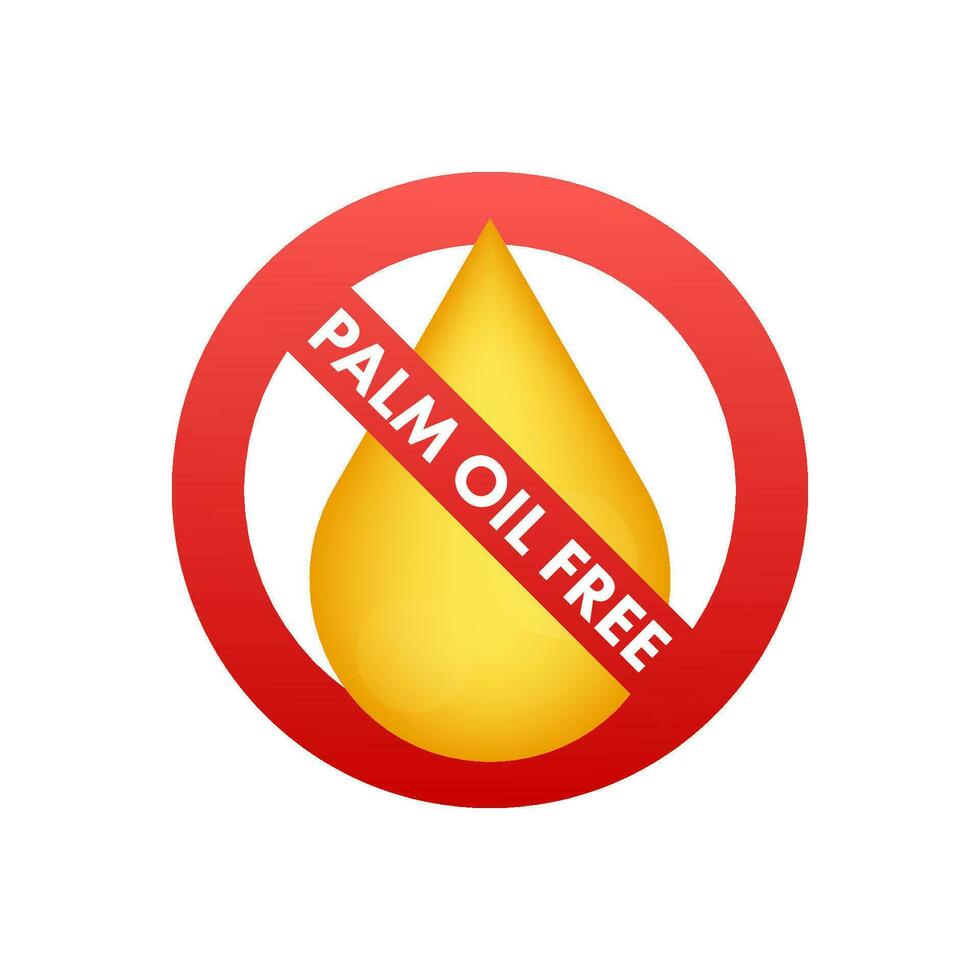 palma petróleo gratis símbolo. orgánico comida sin saturado grasas movimiento gráficos 4k vector