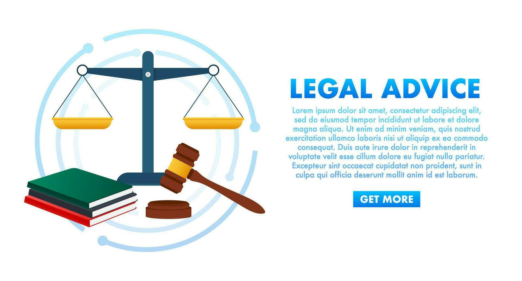Legal advice. Justice, consultation. Client questions. Online lawyer assistance. Vector stock illustration.